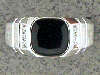 Click to see more information about this 'New Gents Onxy/Cab Rings' item.